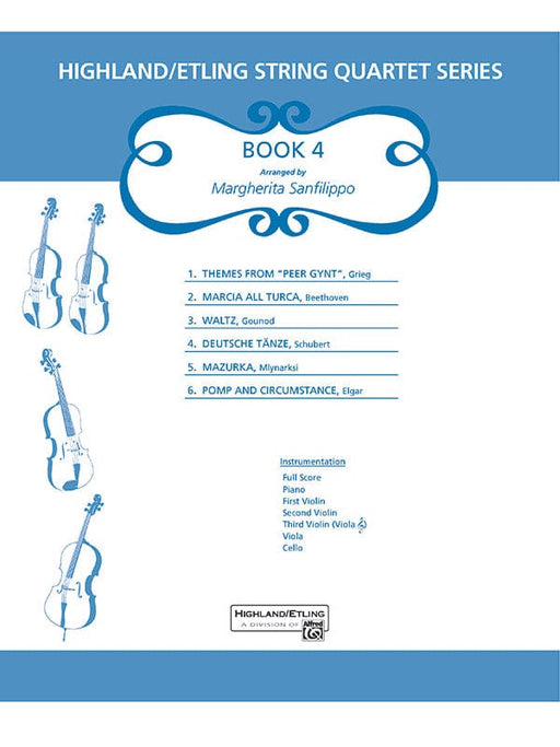 Highland/Etling String Quartet Series: Book 4 弦樂四重奏 總譜 | 小雅音樂 Hsiaoya Music