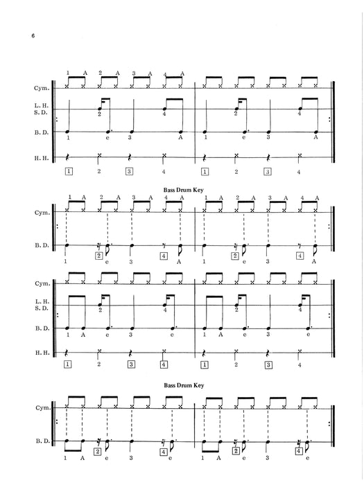 Rockin' Bass Drum, Book 1 A Repertoire of Exciting Rhythmic Patterns to Develop Coordination for Today's Rock Styles 鼓 節奏 | 小雅音樂 Hsiaoya Music