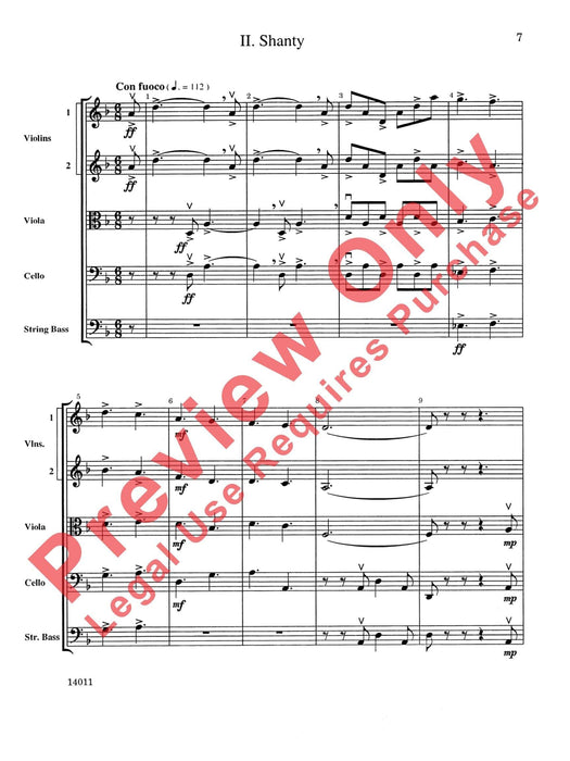 Folk Song and Shanty 民謠 總譜 | 小雅音樂 Hsiaoya Music