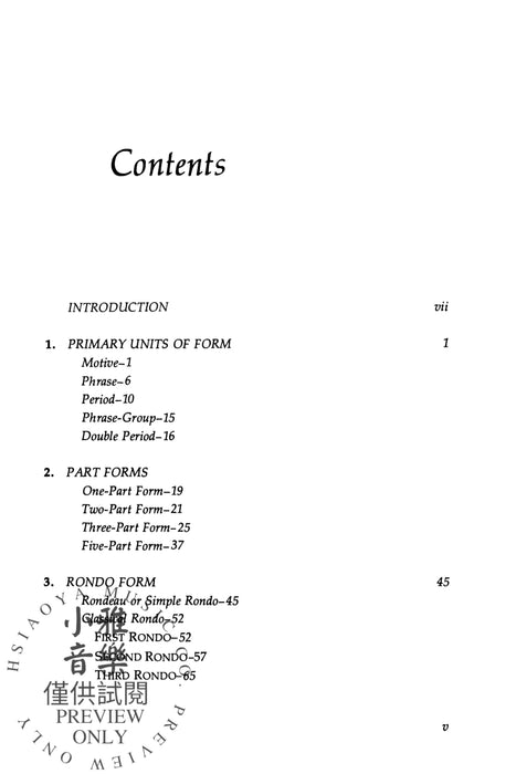 Basic Forms in Music | 小雅音樂 Hsiaoya Music