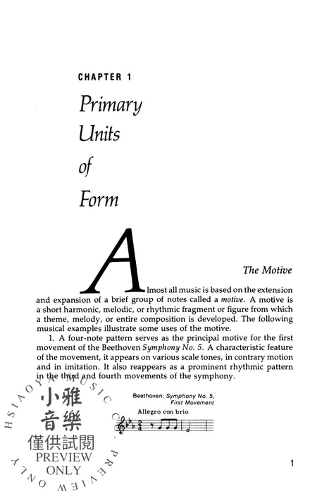 Basic Forms in Music | 小雅音樂 Hsiaoya Music