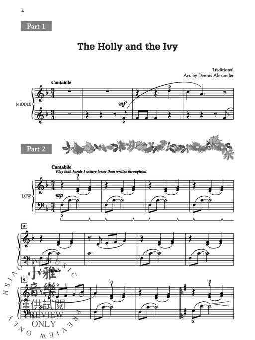 The Holly and the Ivy | 小雅音樂 Hsiaoya Music