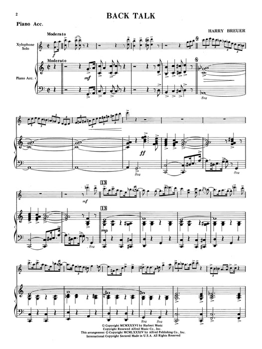 Harry Breuer's Mallet Solo Collection For Any Keyboard Percussion Instrument 獨奏 擊樂器 | 小雅音樂 Hsiaoya Music