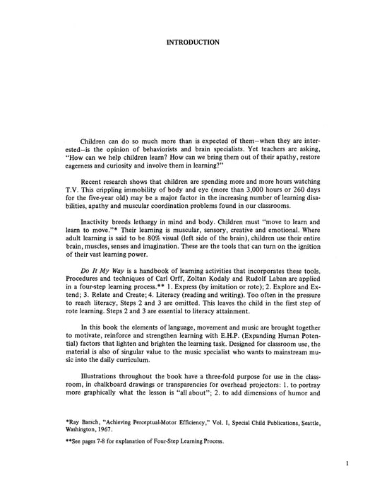 Do It My Way: The Child's Way of Learning | 小雅音樂 Hsiaoya Music