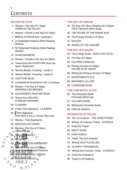 Alfred's Basic Adult All-in-One Course, Book 2 Lesson * Theory * Solo 獨奏 | 小雅音樂 Hsiaoya Music