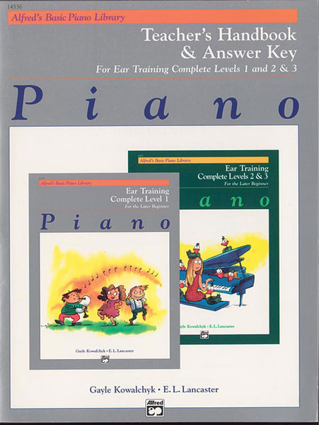 Alfred's Basic Piano Library: Ear Training Teacher's Handbook and Answer Key Complete 1-3 鋼琴 | 小雅音樂 Hsiaoya Music