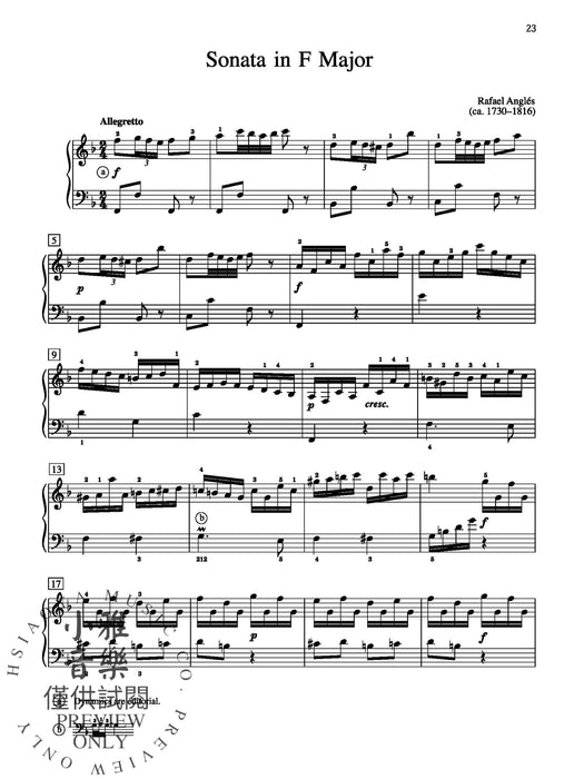 Anthology of Classical Piano Music Intermediate to Early Advanced Works by 27 Composers 古典鋼琴 | 小雅音樂 Hsiaoya Music