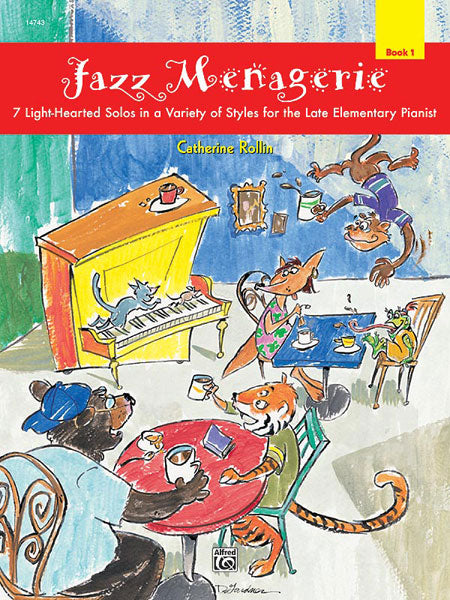 Jazz Menagerie, Book 1 7 Light-Hearted Solos in a Variety of Styles for the Late Elementary Pianist 爵士音樂 獨奏 | 小雅音樂 Hsiaoya Music