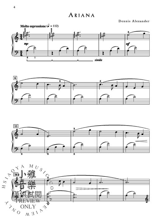 Mr. "A" Presents First Lyric Pieces, Book 1 7 Romantic Late Elementary Piano Solos 小品 鋼琴 獨奏 | 小雅音樂 Hsiaoya Music