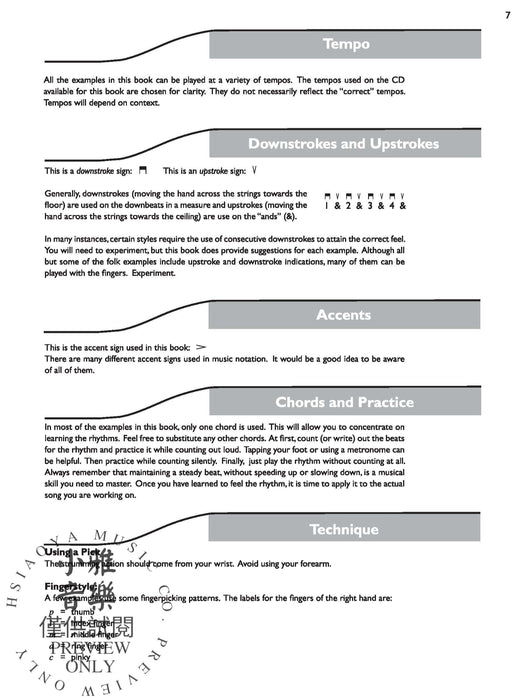 Rhythm Guitar Encyclopedia Over 450 Rhythms 節奏 吉他 節奏 | 小雅音樂 Hsiaoya Music