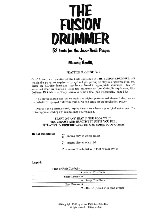 The Fusion Drummer 52 Beats for the Jazz-Rock Player 融合爵士 爵士音樂 | 小雅音樂 Hsiaoya Music