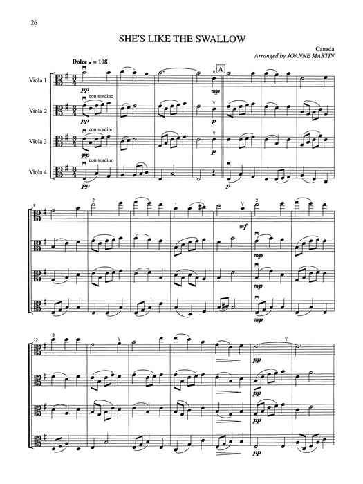 Folk Strings for Viola Ensemble 民謠弦樂 中提琴 | 小雅音樂 Hsiaoya Music