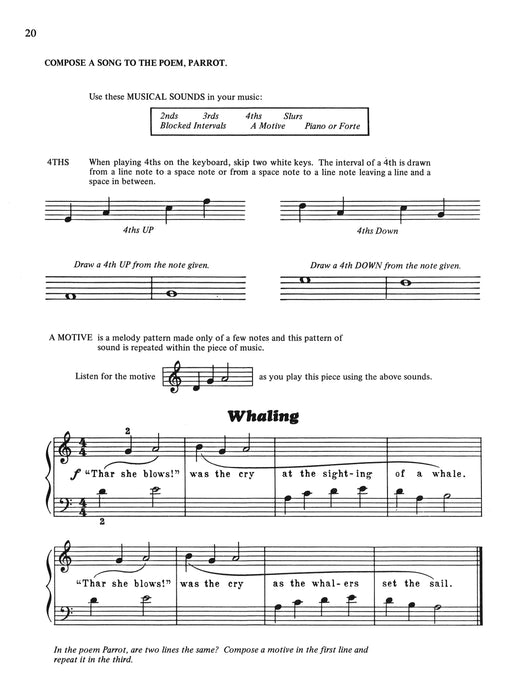 Composing Music at the Keys, Book 1 | 小雅音樂 Hsiaoya Music