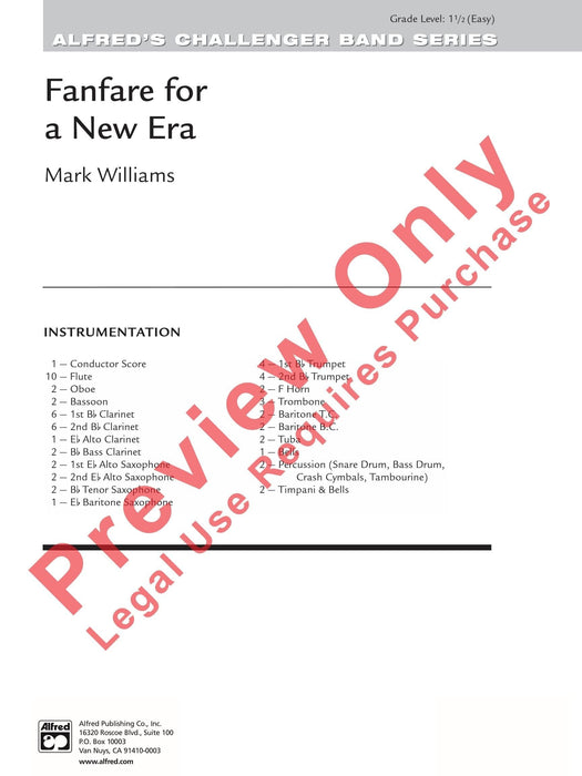 Fanfare for a New Era 號曲 總譜 | 小雅音樂 Hsiaoya Music