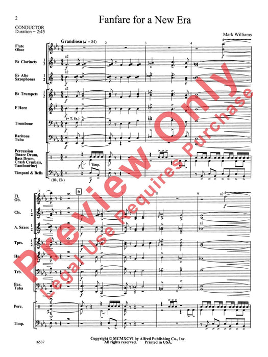 Fanfare for a New Era 號曲 總譜 | 小雅音樂 Hsiaoya Music