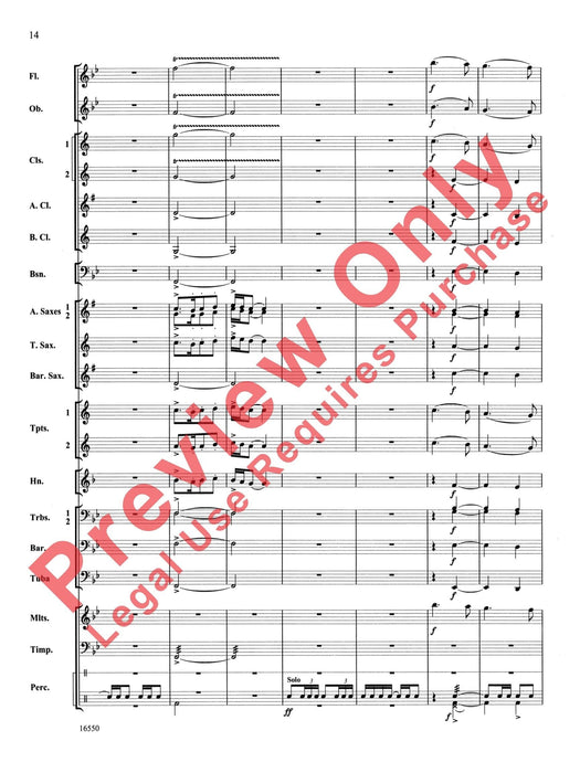 Thames Valley March Percussion and Brass Section Feature 進行曲擊樂器銅管部 總譜 | 小雅音樂 Hsiaoya Music