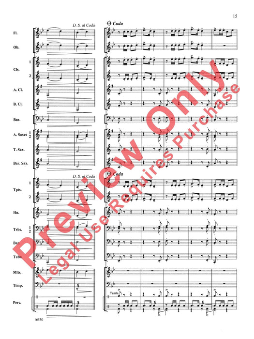 Thames Valley March Percussion and Brass Section Feature 進行曲擊樂器銅管部 總譜 | 小雅音樂 Hsiaoya Music