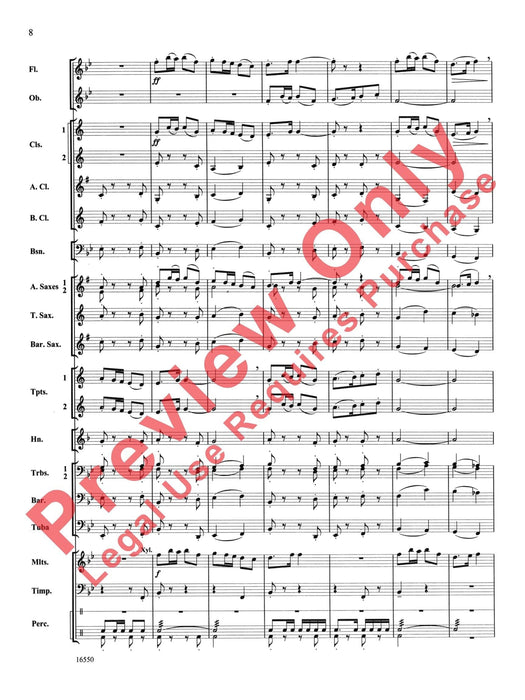 Thames Valley March Percussion and Brass Section Feature 進行曲擊樂器銅管部 總譜 | 小雅音樂 Hsiaoya Music