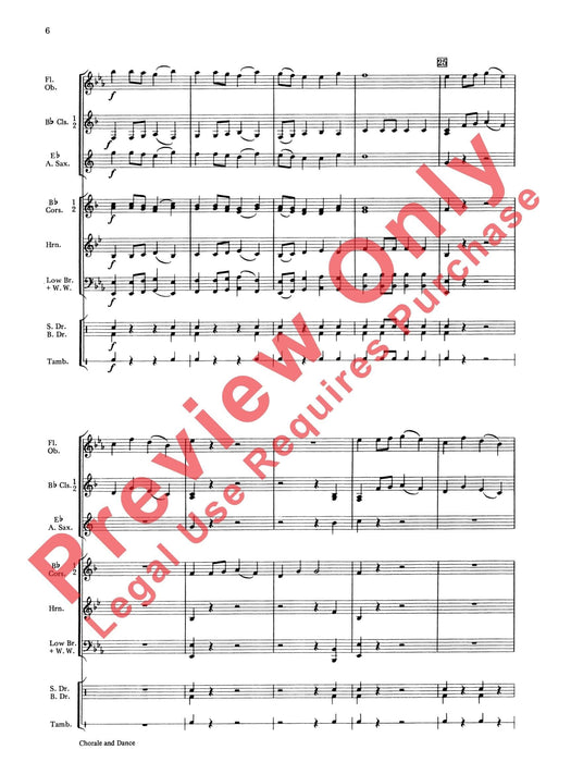 Chorale and Dance 聖詠合唱 舞曲 總譜 | 小雅音樂 Hsiaoya Music