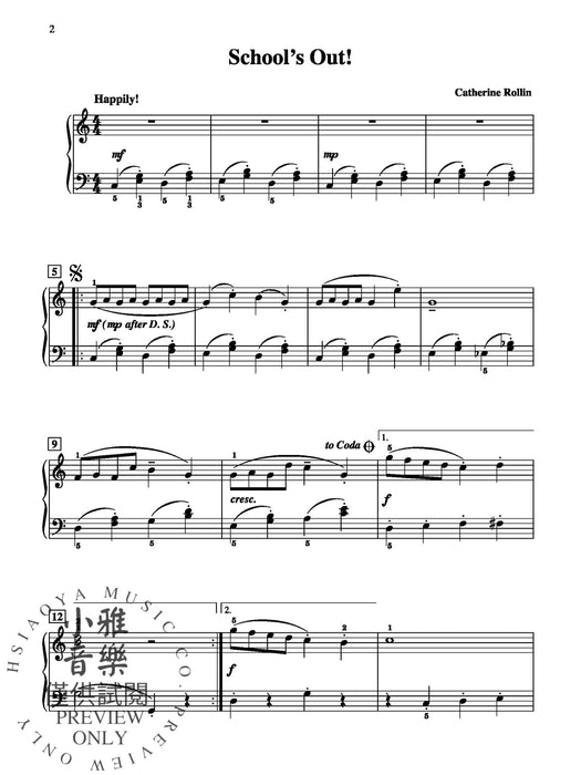 Summer Vacation Nine Carefree Early Intermediate Piano Solos Celebrating Summertime 鋼琴 獨奏 夏日時光 | 小雅音樂 Hsiaoya Music