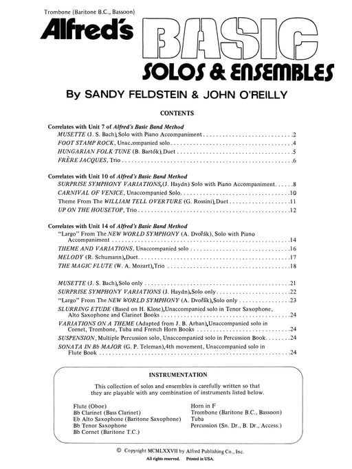 Alfred's Basic Solos and Ensembles, Book 1 獨奏 | 小雅音樂 Hsiaoya Music