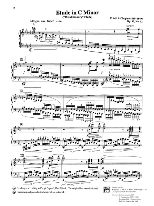 Chopin: Etude in C Minor, Opus 10, No. 12 蕭邦 練習曲 作品 | 小雅音樂 Hsiaoya Music