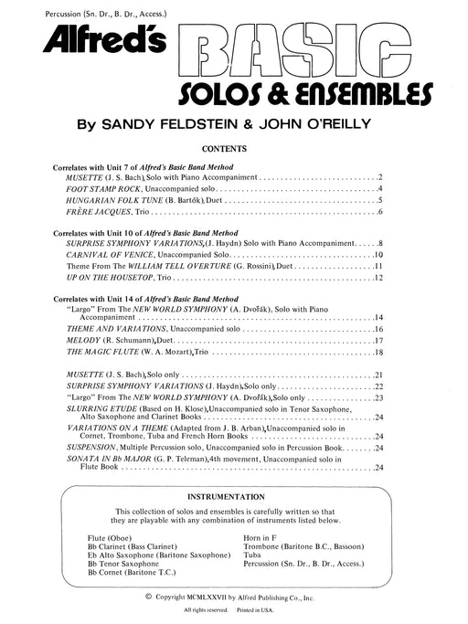 Alfred's Basic Solos and Ensembles, Book 1 獨奏 | 小雅音樂 Hsiaoya Music
