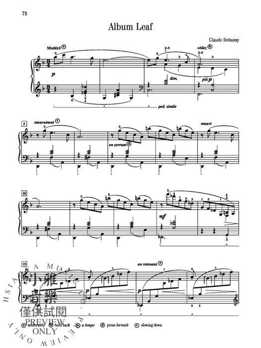 Classics Alive!, Book 3 Late Intermediate Works by 13 Important Composers of Standard Teaching Literature | 小雅音樂 Hsiaoya Music