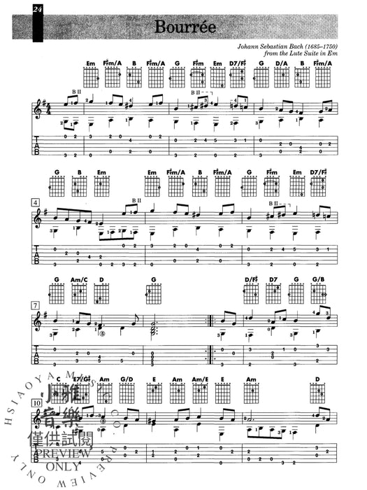 Classical for Guitar: In TAB Easy to Intermediate Classics and Transcriptions for Solo Guitar 古典 吉他 獨奏 吉他 | 小雅音樂 Hsiaoya Music