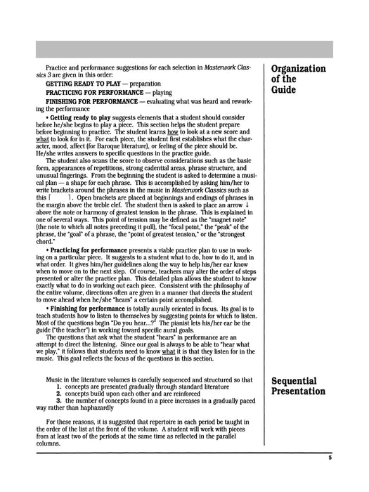 Masterwork Practice & Performance, Level 3 | 小雅音樂 Hsiaoya Music