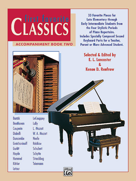 First Favorite Classics: Accompaniment, Book 2 伴奏 | 小雅音樂 Hsiaoya Music