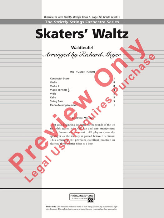 Skaters' Waltz 圓舞曲 總譜 | 小雅音樂 Hsiaoya Music