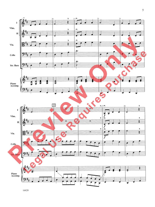 Minuet from Water Music 小步舞曲 水上音樂 總譜 | 小雅音樂 Hsiaoya Music