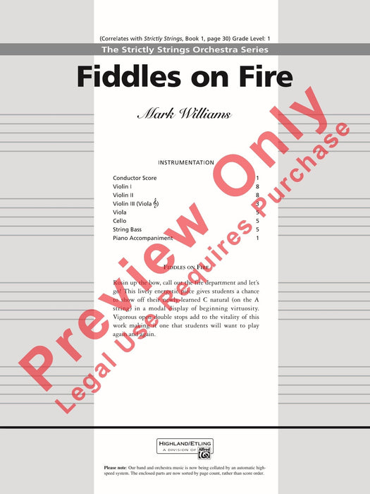 Fiddles on Fire 總譜 | 小雅音樂 Hsiaoya Music