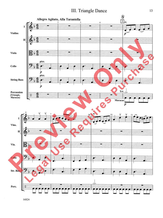 Geometric Dances 1. Square-Dance, 2. Round-Dance, 3. Triangle Dance 舞曲 方舞 舞曲 三角鐵舞曲 總譜 | 小雅音樂 Hsiaoya Music