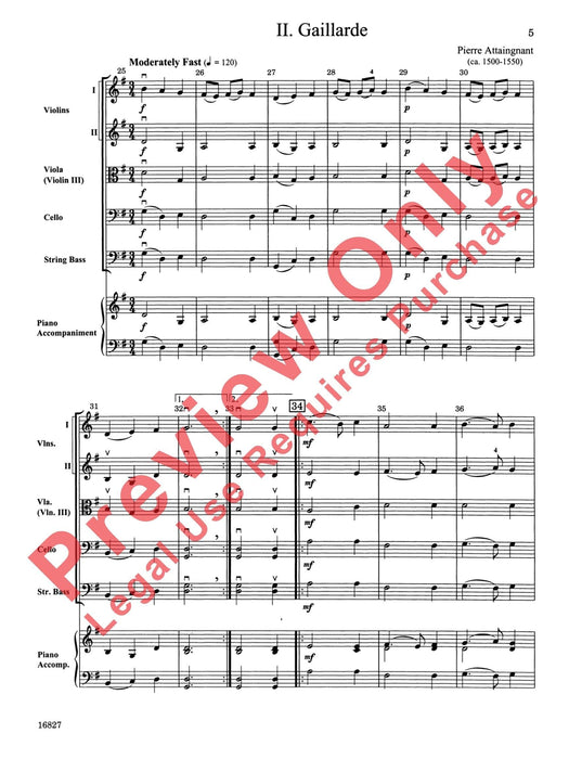 Renaissance Suite 組曲 總譜 | 小雅音樂 Hsiaoya Music