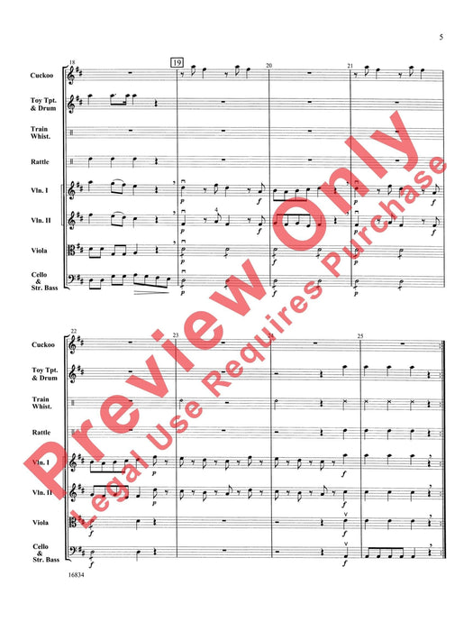 Toy Symphony (First Movement) 莫札特,雷歐波德 交響曲樂章 總譜 | 小雅音樂 Hsiaoya Music