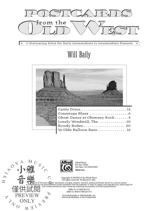 Postcards from the Old West | 小雅音樂 Hsiaoya Music