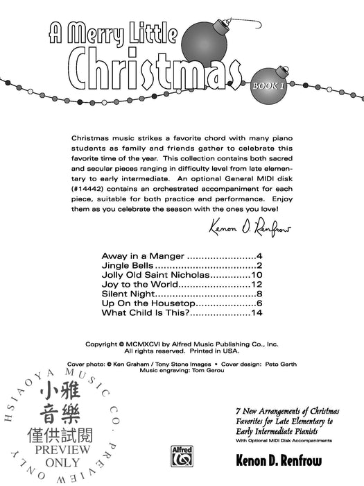 A Merry Little Christmas | 小雅音樂 Hsiaoya Music