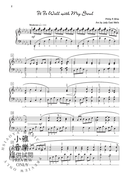 Hymns in Concert 10 Late Intermediate to Early Advanced Piano Arrangements for Any Occasion 音樂會 鋼琴 | 小雅音樂 Hsiaoya Music