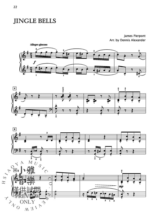 Christmas Splendor 8 Stylistic and Inspiring Carol Arrangements for Intermediate to Late Intermediate Pianists 耶誕頌歌 | 小雅音樂 Hsiaoya Music