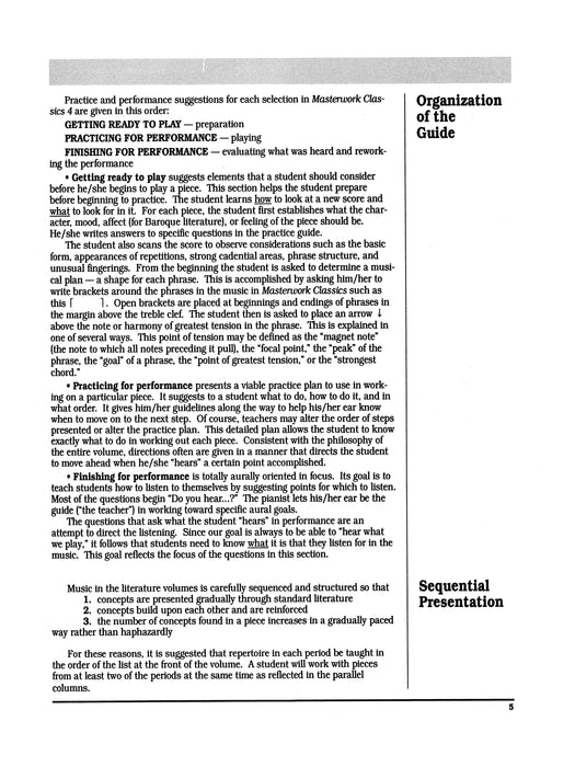 Masterwork Practice & Performance, Level 4 | 小雅音樂 Hsiaoya Music