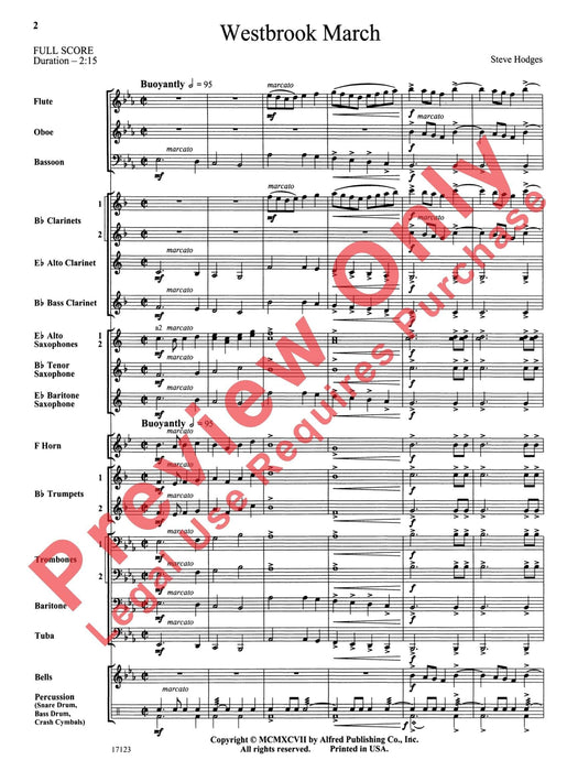 Westbrook March 進行曲 總譜 | 小雅音樂 Hsiaoya Music