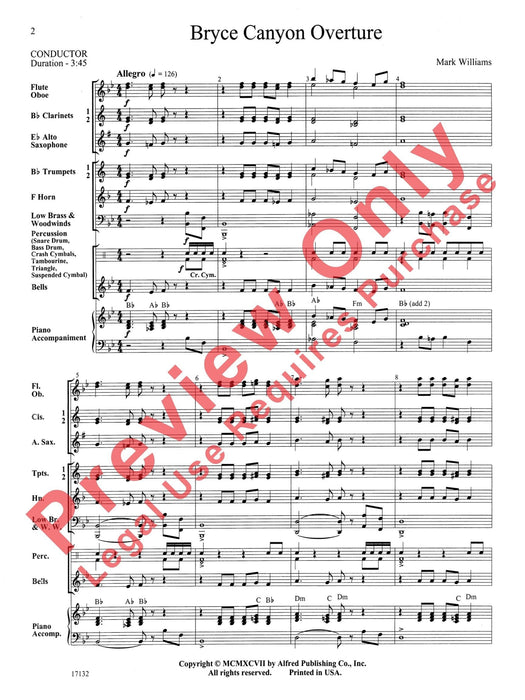 Bryce Canyon Overture 序曲 總譜 | 小雅音樂 Hsiaoya Music