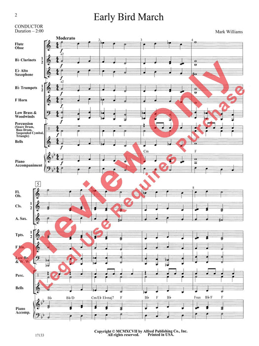 Early Bird March 進行曲 總譜 | 小雅音樂 Hsiaoya Music