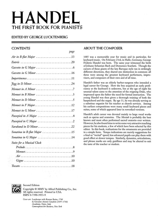 Handel: First Book for Pianists 韓德爾 | 小雅音樂 Hsiaoya Music