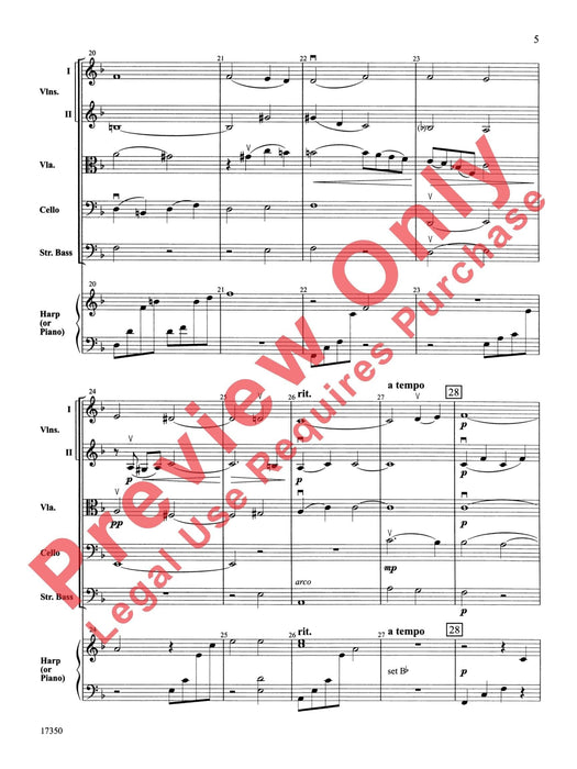 Adagietto from Symphony No. 5 馬勒古斯塔夫 交響曲 總譜 | 小雅音樂 Hsiaoya Music