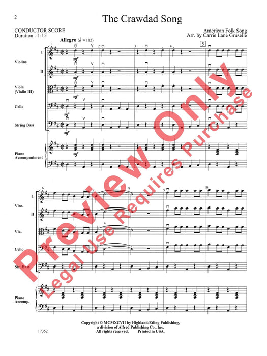 The Crawdad Song 總譜 | 小雅音樂 Hsiaoya Music