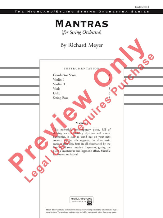 Mantras 總譜 | 小雅音樂 Hsiaoya Music