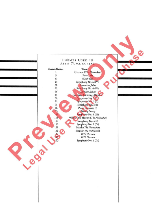 Alla Tchaikovsky 總譜 | 小雅音樂 Hsiaoya Music